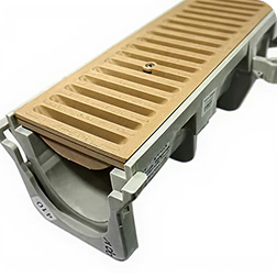 6 inch wide pre sloped trench drain