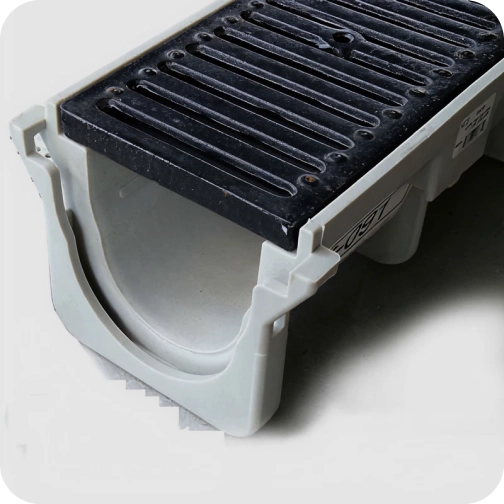 6 inch wide pre sloped trench drain