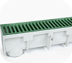 grate polymer green