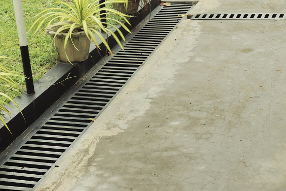 Residential Trench Drain application