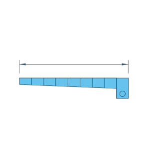 Trench Drain Width Icon