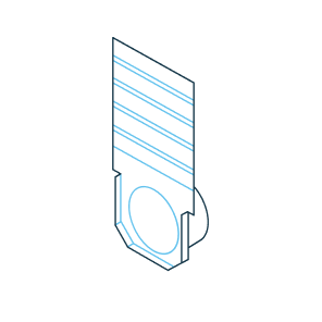 Trench Drain Width Icon